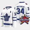 toronto maple leafs auston matthews 2024 nhl all star patch away breakaway player jersey white