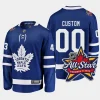 toronto maple leafs custom 2024 nhl all star patch home breakaway jersey royal