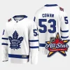 toronto maple leafs easton cowan 2024 nhl all star patch away breakaway player jersey white