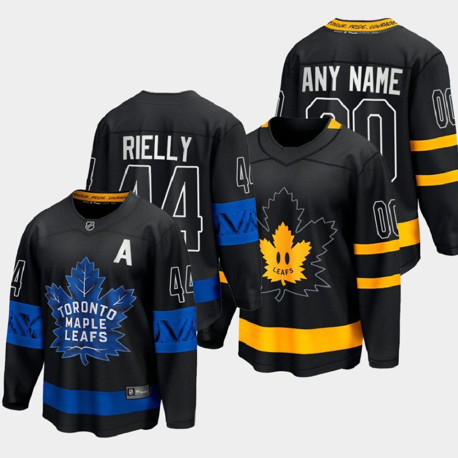 toronto maple leafs morgan rielly alternate 2022 drew house jersey black