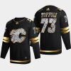 tyler toffoli flames black 2022 stanley cup playoffs diamond edition authentic jersey