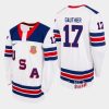 usa cutter gauthier 2023 iihf world junior championship jersey white