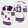 usa tyler boucher 2023 iihf world junior championship jersey white