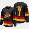 vancouver canucks carson soucy alternate breakaway player jersey black