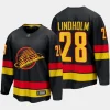 vancouver canucks elias lindholm alternate breakaway player jersey black