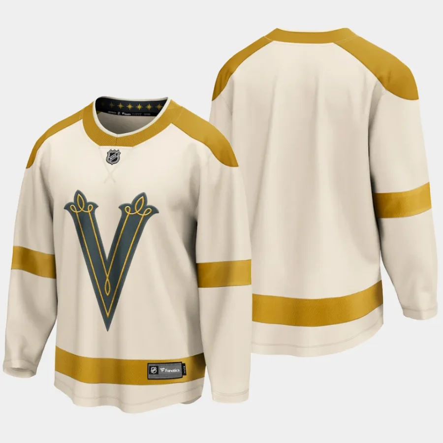 vegas golden knights 2024 nhl winter classic breakaway jersey cream