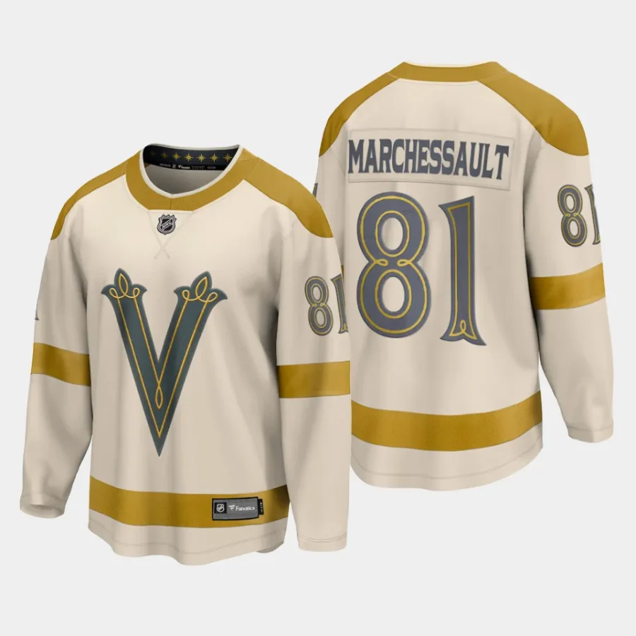 vegas golden knights jonathan marchessault 2024 nhl winter classic breakaway player jersey cream