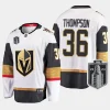 vegas golden knights logan thompson 2023 stanley cup final away breakaway player jersey white