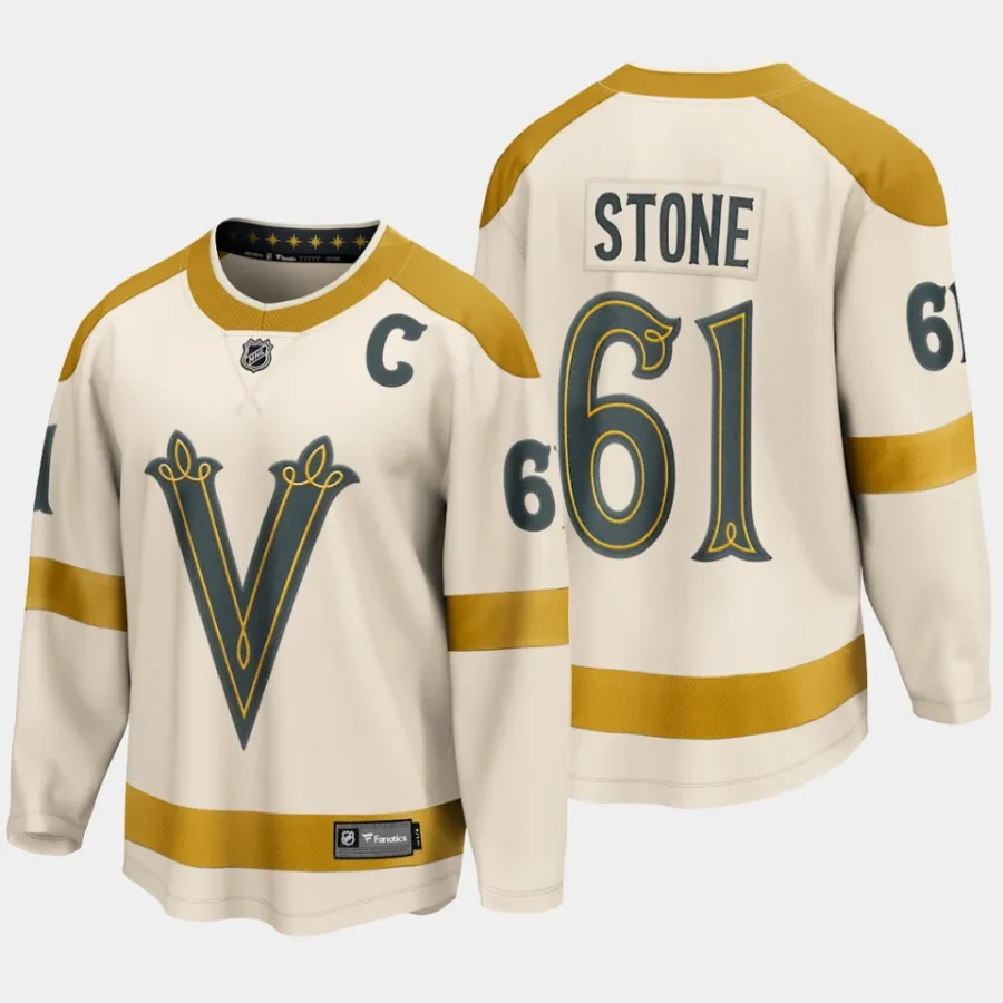 vegas golden knights mark stone 2024 nhl winter classic breakaway player jersey cream