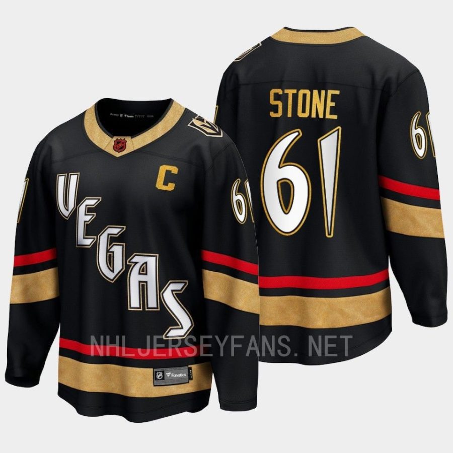 vegas golden knights mark stone special edition 2.0 2022 breakaway player retro jersey black