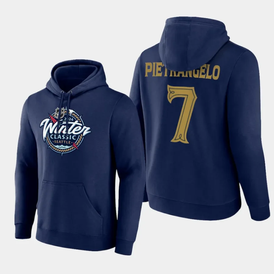 vgk alex pietrangelo navy 2024 nhl winter classic primary logo hoodie