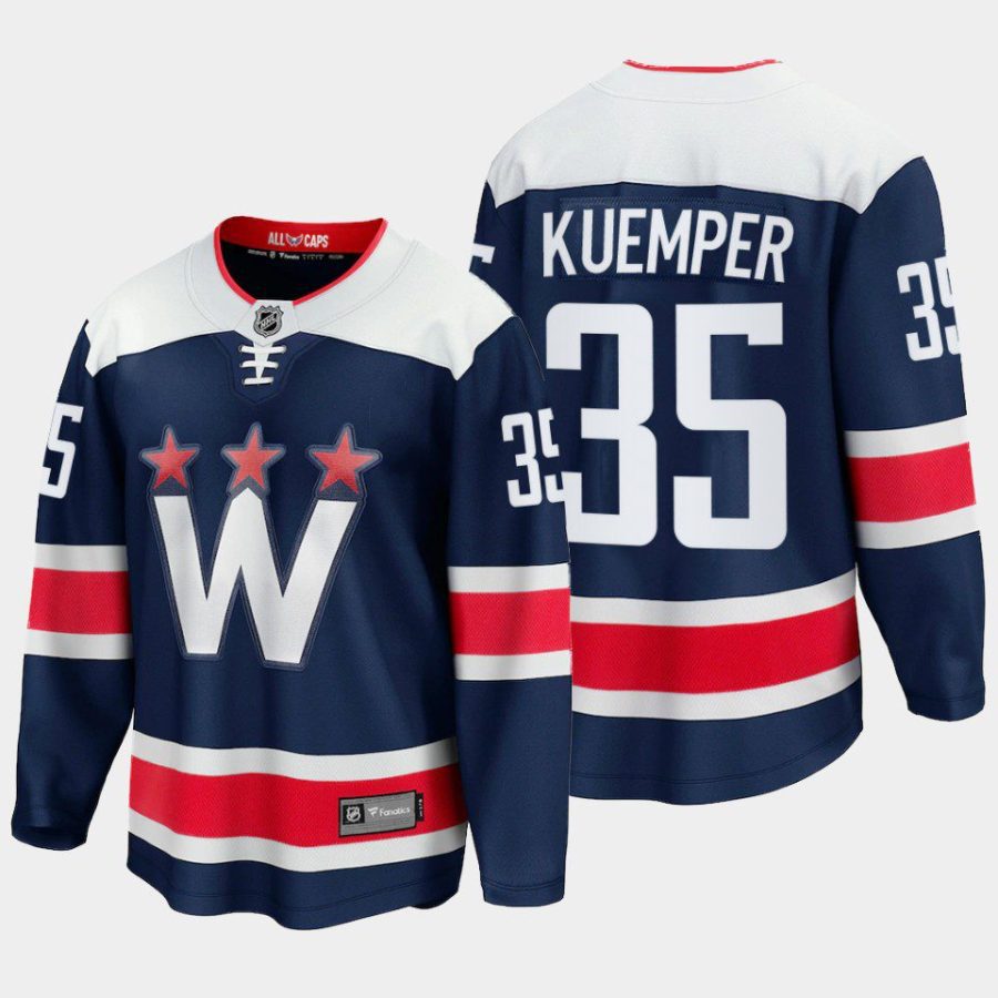 washington capitals darcy kuemper alternate 2022 breakaway player jersey navy