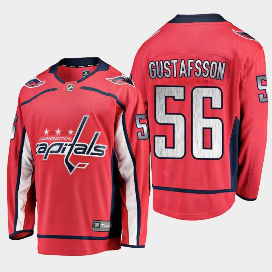 washington capitals erik gustafsson home 2022 breakaway player jersey red