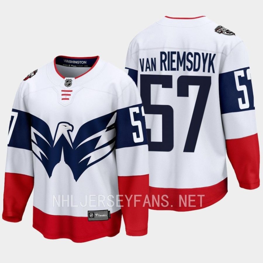 washington capitals trevor van riemsdyk 2023 nhl stadium series breakaway player jersey white