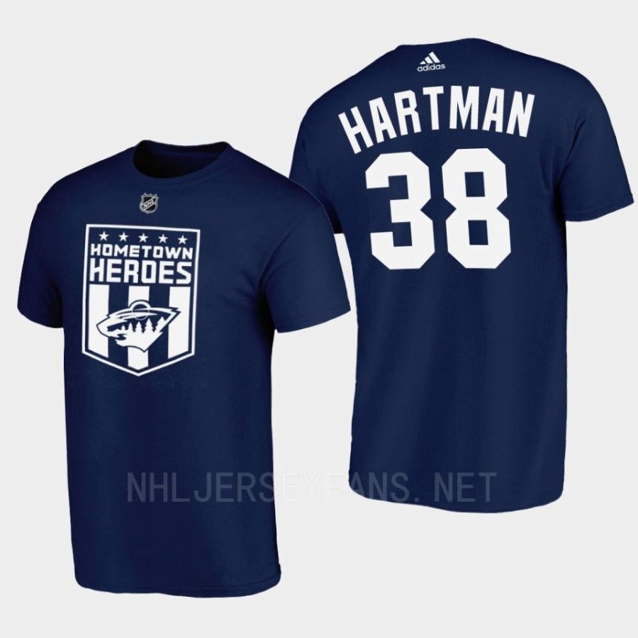 wild ryan hartman navy hometown heroes series law enforcement appreciation night t shirt