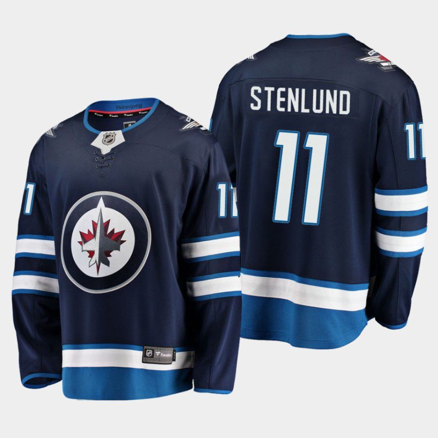 winnipeg jets kevin stenlund home 2022 breakaway player jersey navy