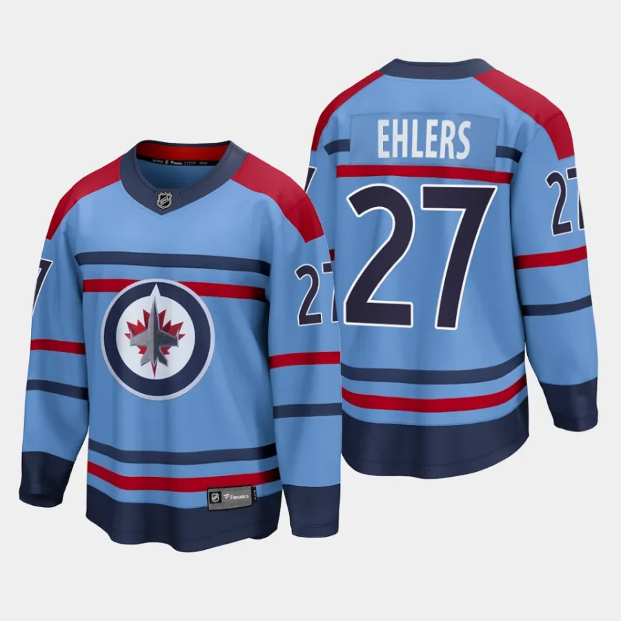 winnipeg jets nikolaj ehlers rcaf centennial 2023 24 premier breakaway player jersey light blue