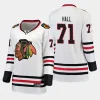 women blackhawks taylor hall white away breakaway player jersey