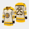 women bruins brandon carlo cream 2023 24 100th anniversary premier breakaway player jersey