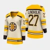 women bruins hampus lindholm cream 2023 24 100th anniversary premier breakaway player jersey