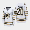 women bruins jayson megna white 2023 24 100th anniversary premier breakaway player jersey