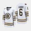 women bruins mason lohrei white 2023 24 100th anniversary premier breakaway player jersey