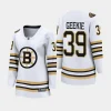 women bruins morgan geekie white 2023 24 100th anniversary premier breakaway player jersey