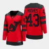 women devils luke hughes red 2024 nhl stadium series breakaway player jersey