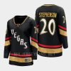 women golden knights chandler stephenson black 2022 special edition 2.0 breakaway retro jersey