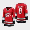 women hurricanes brent burns red 25th anniversary premier jersey