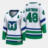 women hurricanes jordan martinook white whalers premier breakaway jersey