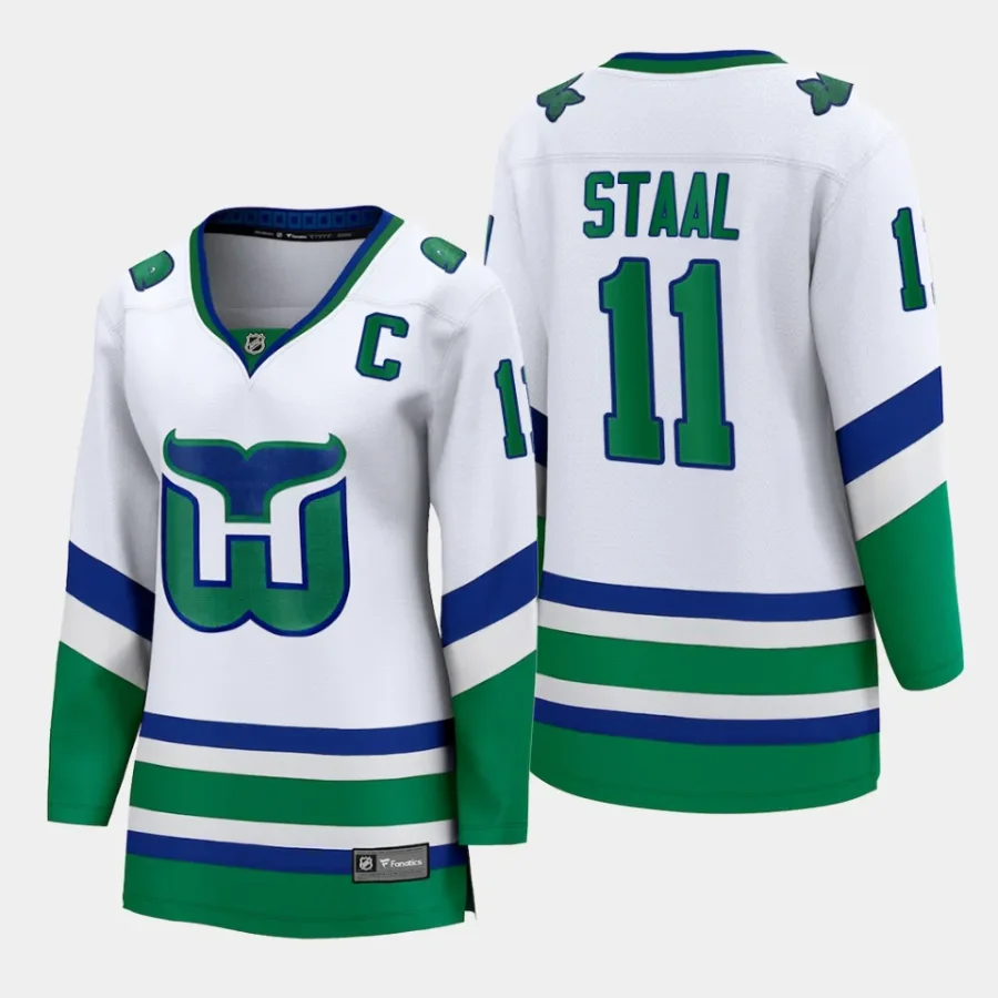 women hurricanes jordan staal white whalers premier breakaway jersey