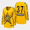 women jets connor hellebuyck yellow 2024 nhl all star game breakaway jersey