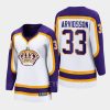 women kings viktor arvidsson white 2022 special edition 2.0 breakaway retro jersey