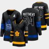 women maple leafs auston matthews black 2022 alternate drew house reversible jersey