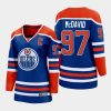 women oilers connor mcdavid royal 2022 23 home premier breakaway player jersey