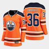 women oilers jack campbell orange home breakaway player jersey