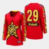 women oilers leon draisaitl red 2024 nhl all star game breakaway jersey