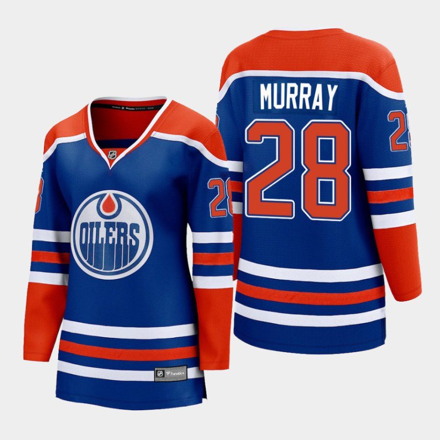 women oilers ryan murray royal 2022 23 home premier breakaway player jersey