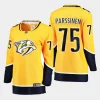 women predators juuso parssinen gold home breakaway player jersey