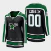 women stars custom black 2022 special edition 2.0 breakaway player retro jersey