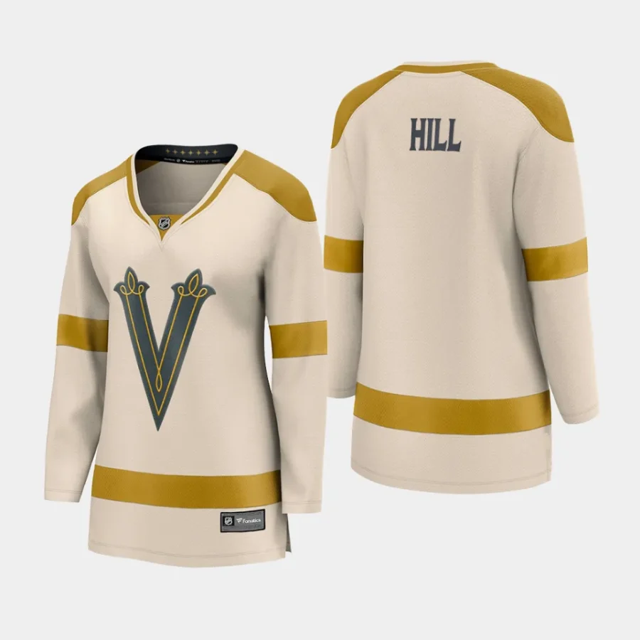 women vgk adin hill cream 2024 nhl winter classic breakaway player jersey