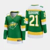 women wild brandon duhaime green 2023 24 alternate premier breakaway player jersey