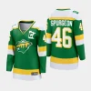 women wild jared spurgeon green 2023 24 alternate premier breakaway player jersey