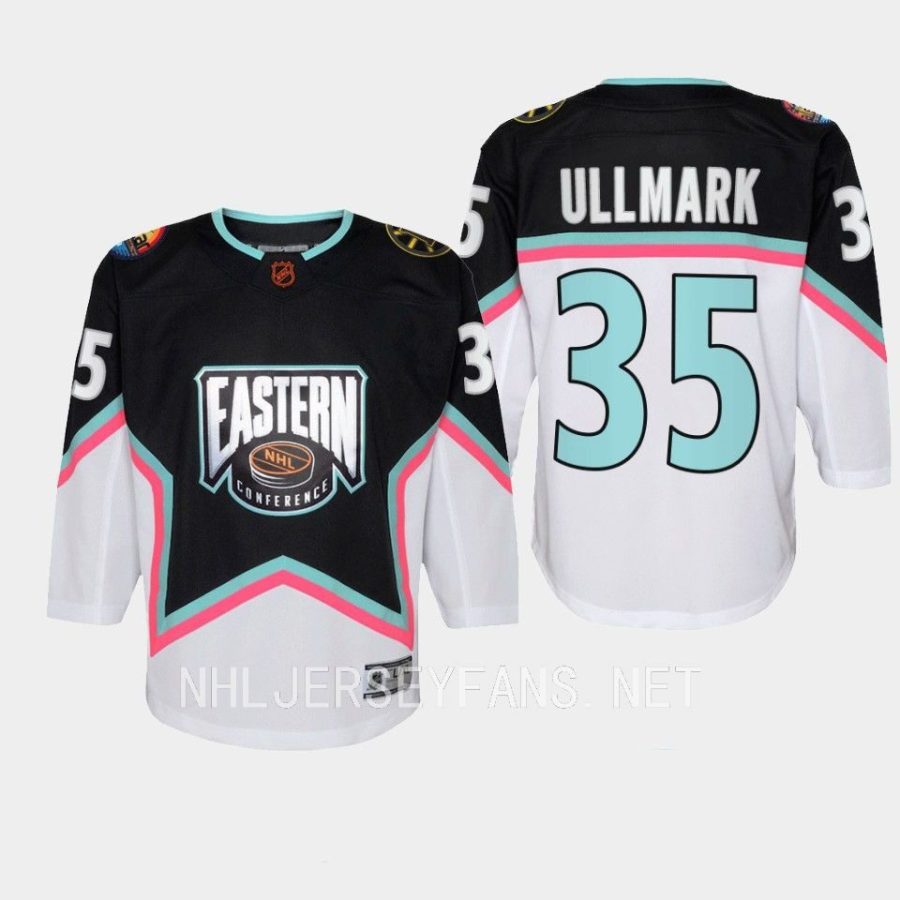 youth bruins linus ullmark black 2023 nhl all star eastern conference premier jersey