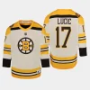 youth bruins milan lucic cream 2023 24 100th anniversary premier player jersey