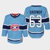 youth canadiens evgenii dadonov blue 2022 special edition 2.0 replica retro jersey