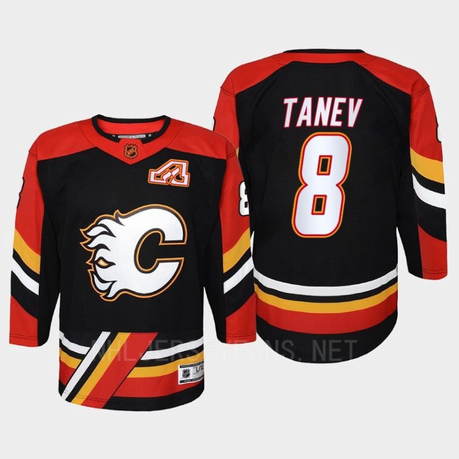 youth flames christopher tanev black 2022 special edition 2.0 replica retro jersey