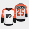 youth flyers ryan poehling white 2023 24 away premier player jersey