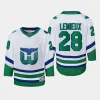 youth hurricanes brendan lemieux white whalers replica jersey